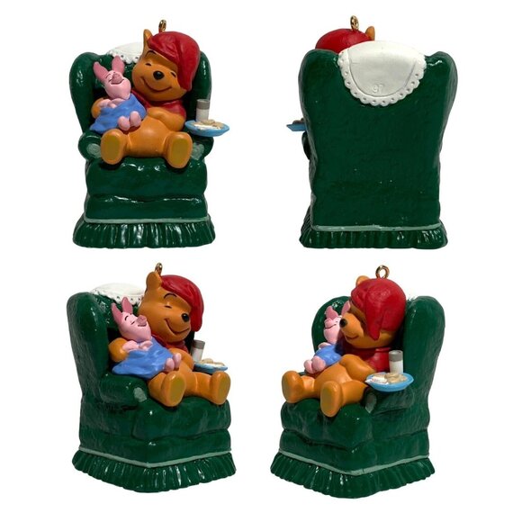 Hallmark Keepsake Ornament 3 Winnie the Pooh Piglet Tigger Friendship Plate XMAS - Picture 7 of 12